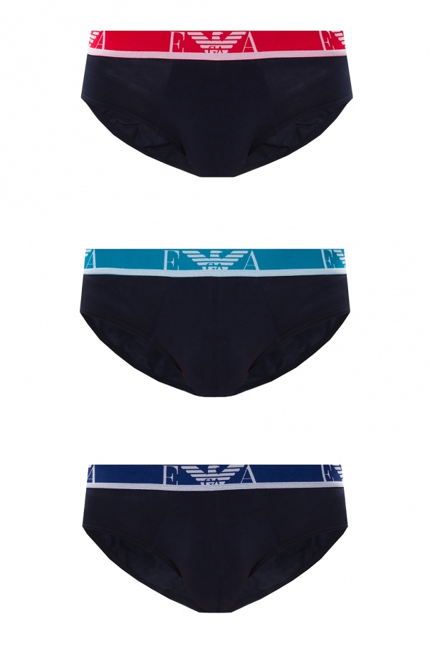 Emporio Armani Branded briefs three-pack